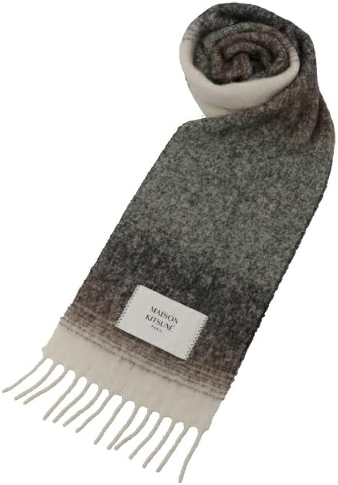 Amazon | MAISON KITSUNE(メゾンキツネ) ストール メンズ GRADIENT