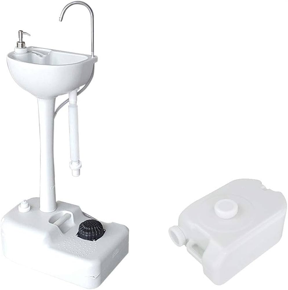 Amazon | BWOLF 簡易ポータブル洗面台 ポータブル洗面台 手洗い台 汚水