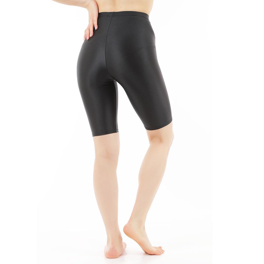 Amazon.co.jp: [ZUM] 水陸両用ナイロンレギンス 5分丈 ZDTA05 ブラック