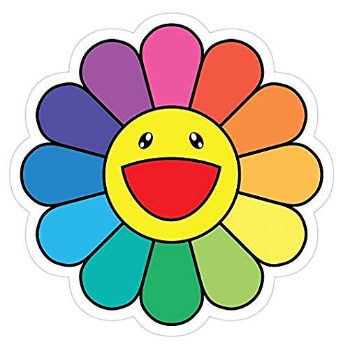 Amazon.com - Takashi Murakami Happy Flower Decal Sticker Graphic