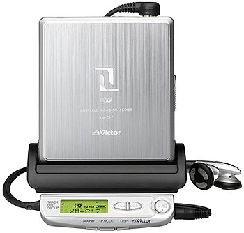 Amazon | Victor JVC ポータブルMDプレイヤー XM－C17P－S
