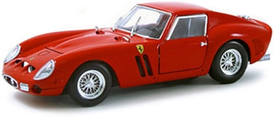 Amazon | HotWheels 1:18 フェラーリ 250GTO 赤MATTEL | ミニカー
