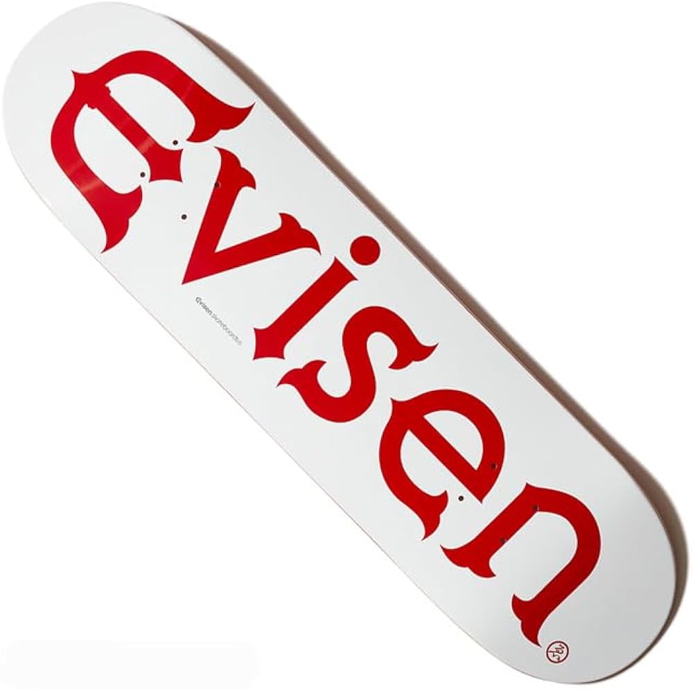 Amazon | Evisen (エビセン) EVI LOGO WHITE デッキ 8 or 8.125 or