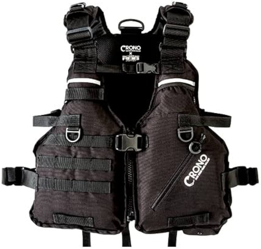Amazon | クロノ(CRONO) CRONO エギングベスト ブラック CEV01