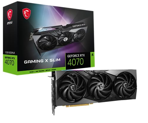 Amazon | MSI GeForce RTX 4070 GAMING X SLIM 12G グラフィック