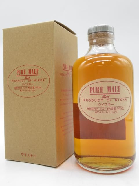 Amazon.co.jp: ニッカ ピュアモルト レッド 43度 500ml □仙台宮城峡
