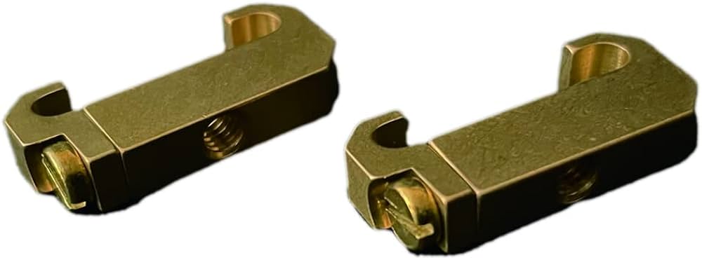 Amazon.co.jp: 真鍮戦飾 二十粍桜座 2個1セット 20mmレール