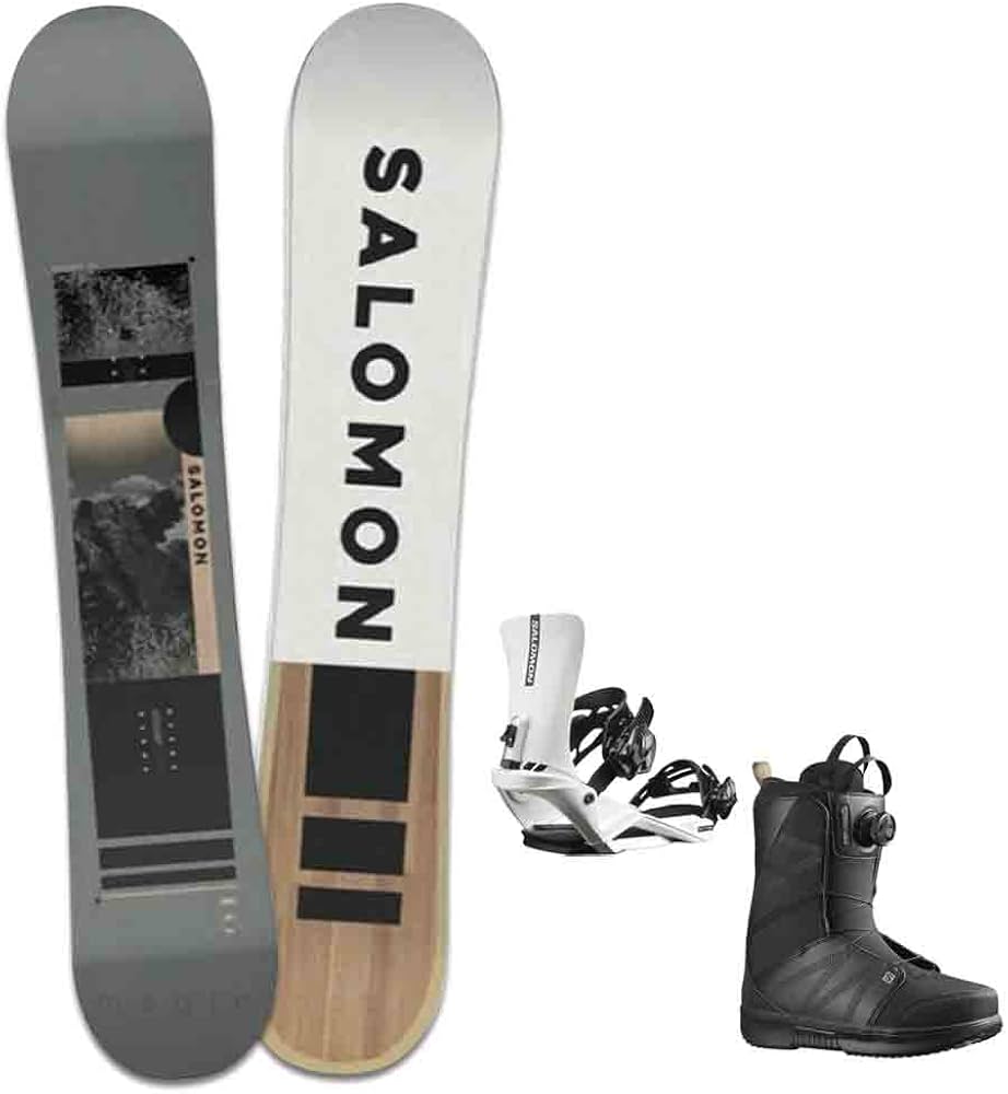 スノーボード SAVANDER ビンディング SALOMON セット 155cm SALOMON