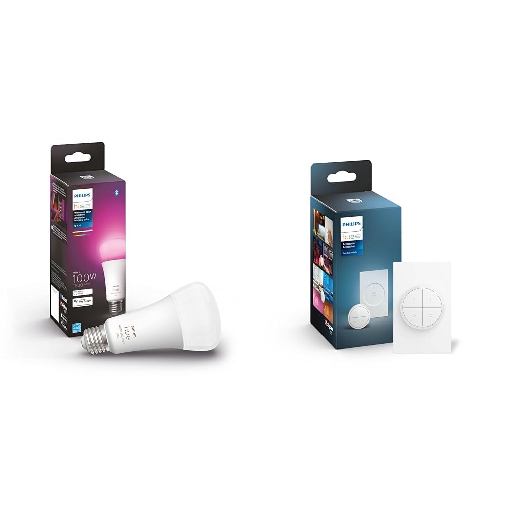 Amazon.com: Philips Hue White and Color A21 High Lumen Smart Bulb