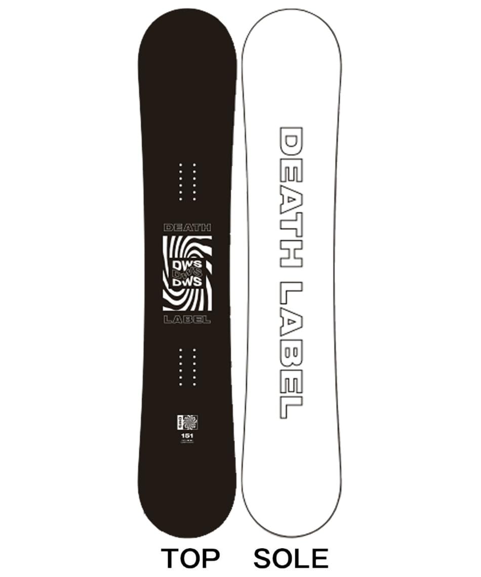Amazon.co.jp: Death Label DWS Black 154 Men's Snowboard Board