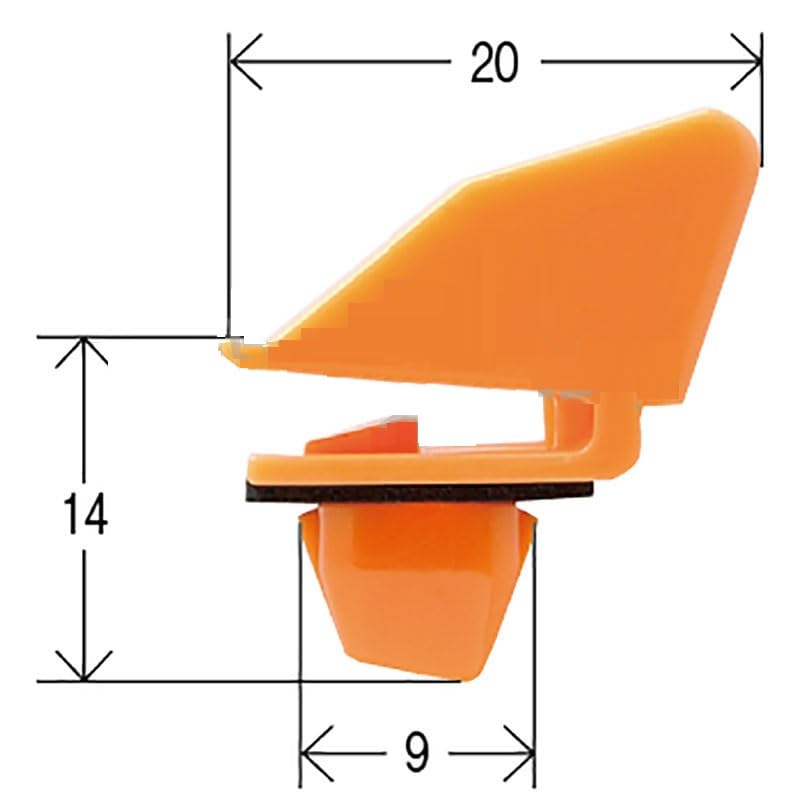Amazon.co.jp: PVD 内張りクリップ 10個 純正品 サイドスポイラー