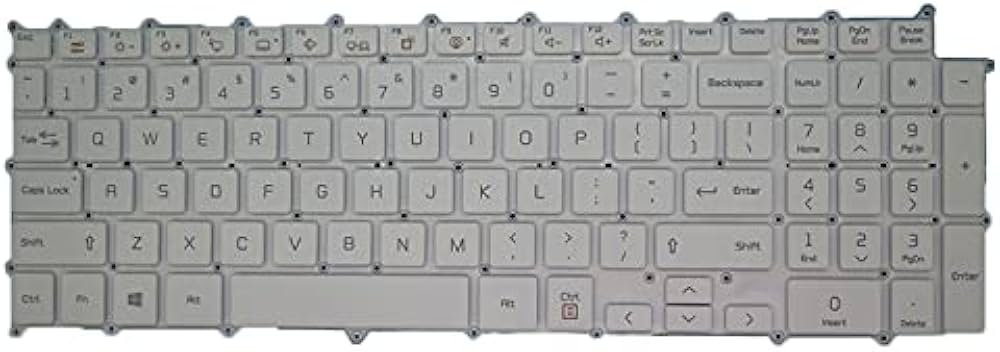 Amazon | ノートパソコン US キーボード LG Gram 17 17Z90N