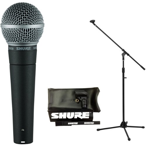 Amazon | 【ブームマイクスタンド付7点セット】SHURE/シュア SM58-LCE