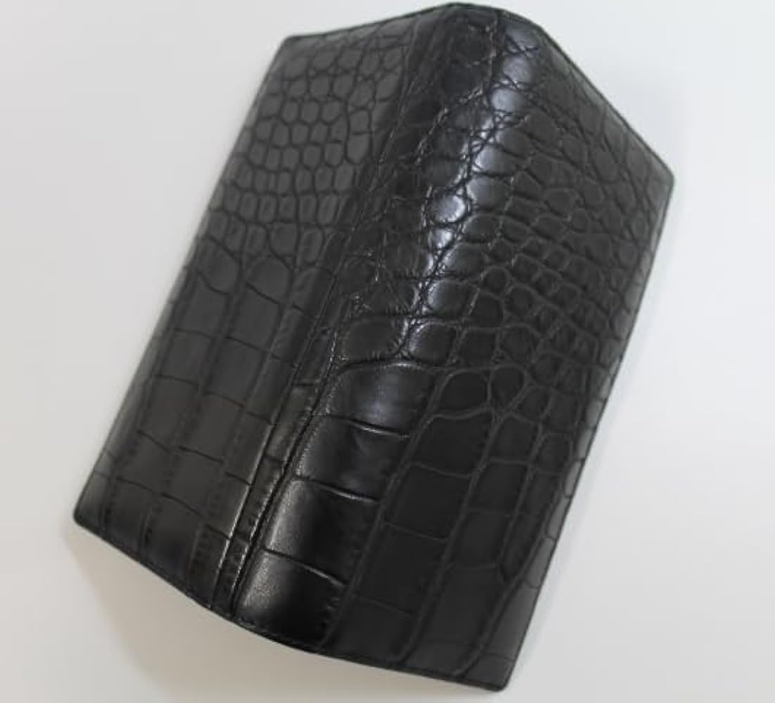 Amazon | 【ヘンローン社製】 クロコダイル 財布 本物 ブラック 束入れ