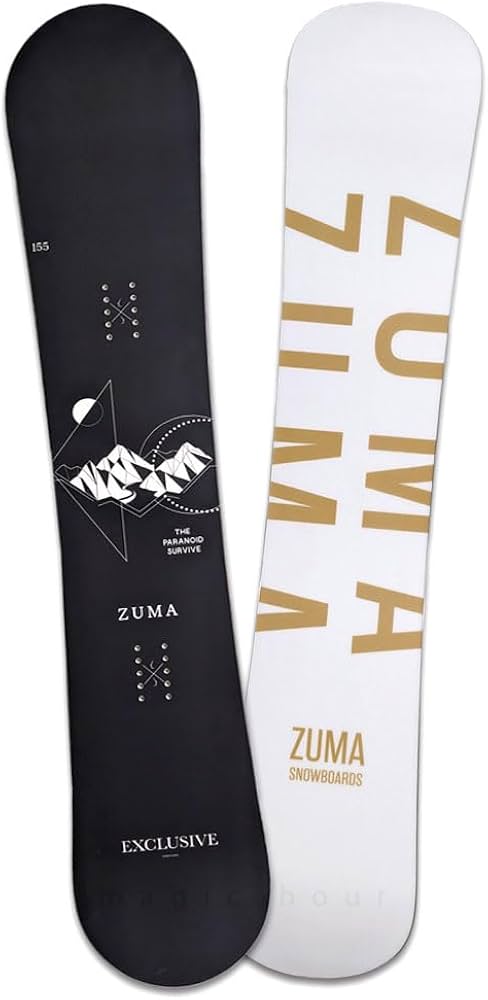 Amazon | スノーボード 板 メンズ 単品 ZUMA ツマ EXCLUSIVE スノボー