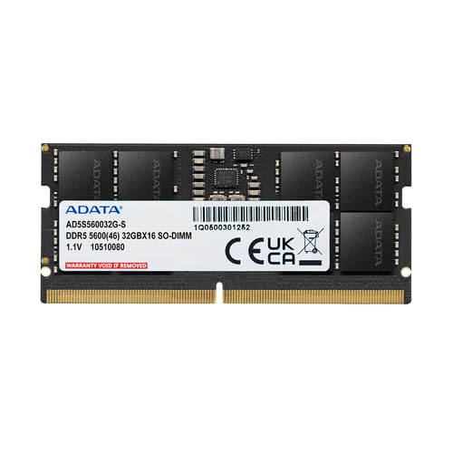 ADATA DDR5 5600 SO-DIMM Memory Module - 16GB High Bandwidth Laptop