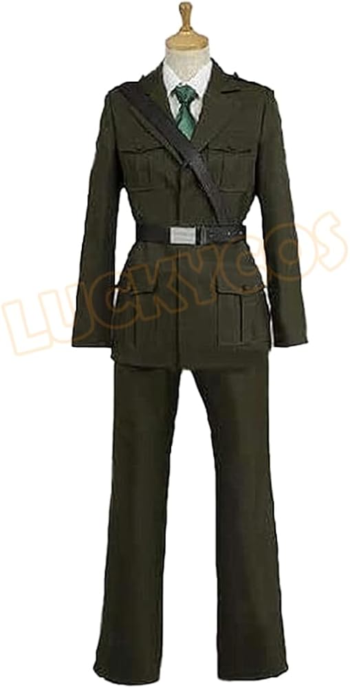 Amazon.co.jp: LUCKYCOS アーサー カークランド 軍服 コスプレ 衣装