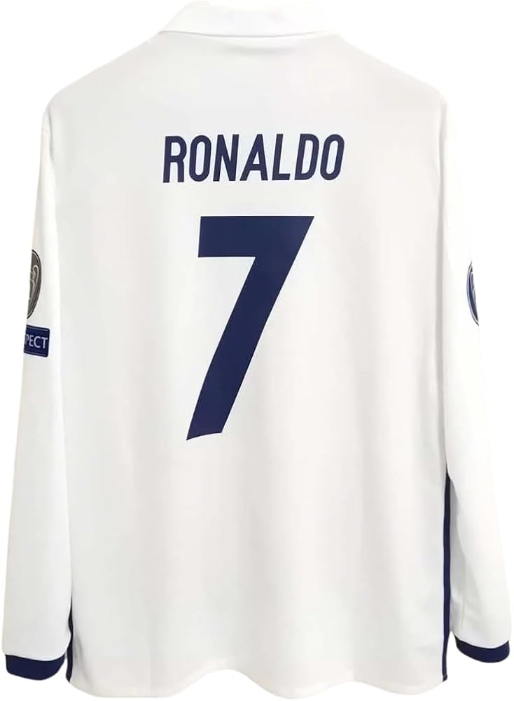 Amazon.com: Ronaldo #7 Long Sleeve 16/17 Soccer Jersey for Men Fan