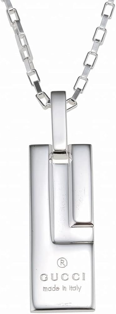 Amazon | グッチ ネックレス GUCCI ノット プレート ペンダント