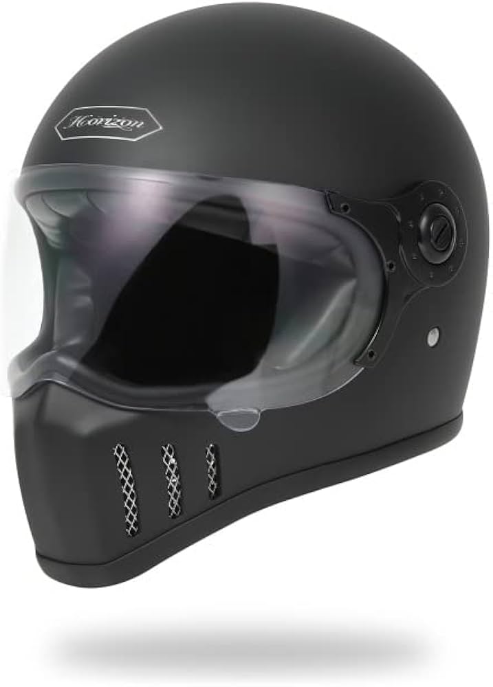 Amazon.co.jp: フルフェイスへルメット HORIZONHELMETS マットブラック