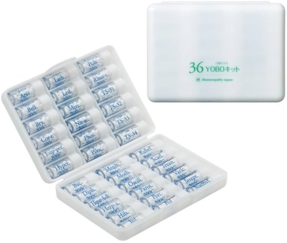 Amazon.co.jp: ホメオパシージャパンレメディー 36YOBOキット