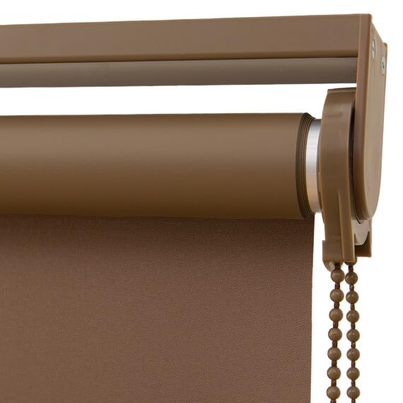 Amazon｜ニトリ 遮光 ロールスクリーン SS011 30X180cm ミドルブラウン