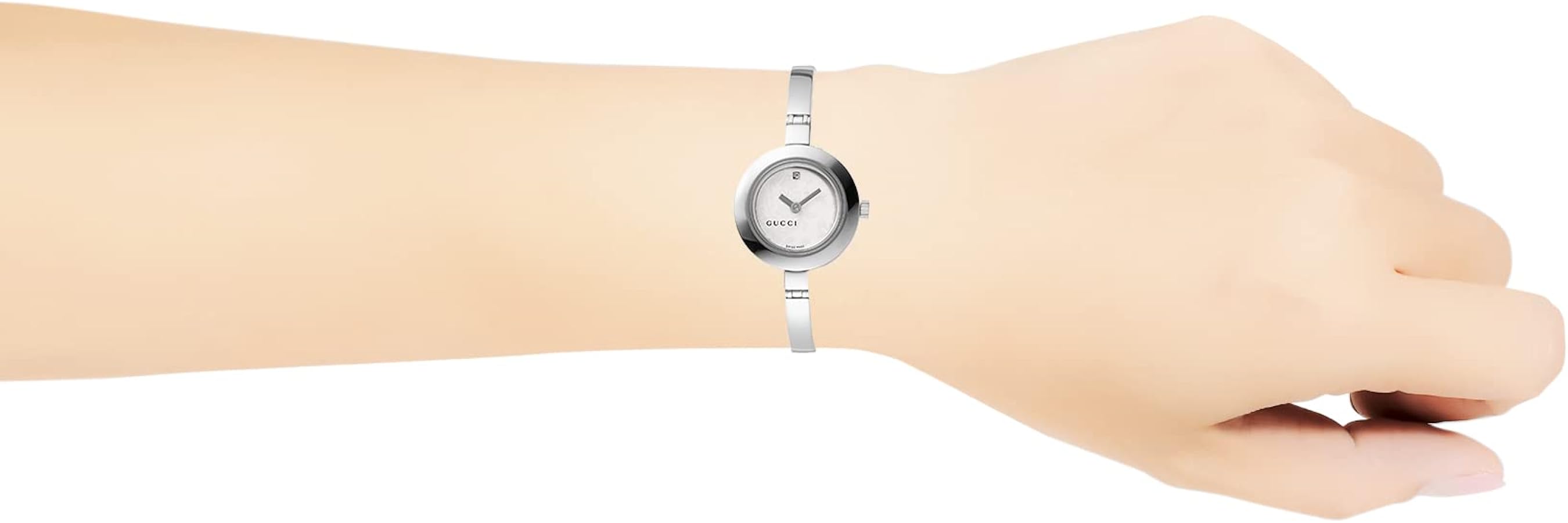 Amazon.co.jp: [グッチ] 腕時計 105シリーズ プチ バングル シルバー