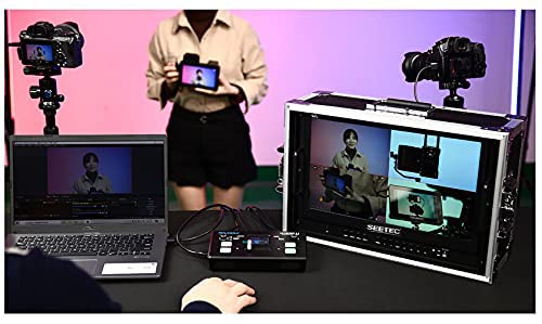 Amazon | SEETEC ATEM156-CO15.6インチクアッドスプリットモニター機内