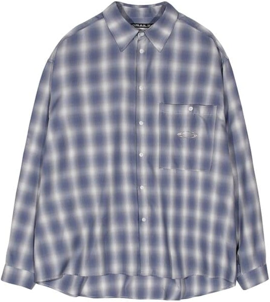 Amazon.co.jp: [GRAILZ] OVERSIZE CHECK SHIRTS オーバーサイズ