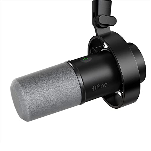 Amazon.co.jp: FIFINE ダイナミックポットキャストマイク USB/XLR接続