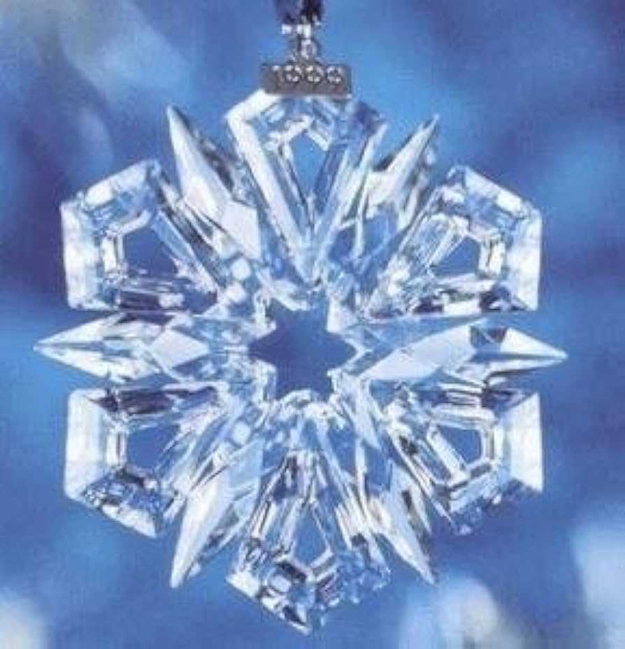 Amazon.com: Swarovski Annual Christmas Snowflake Ornament, 1999