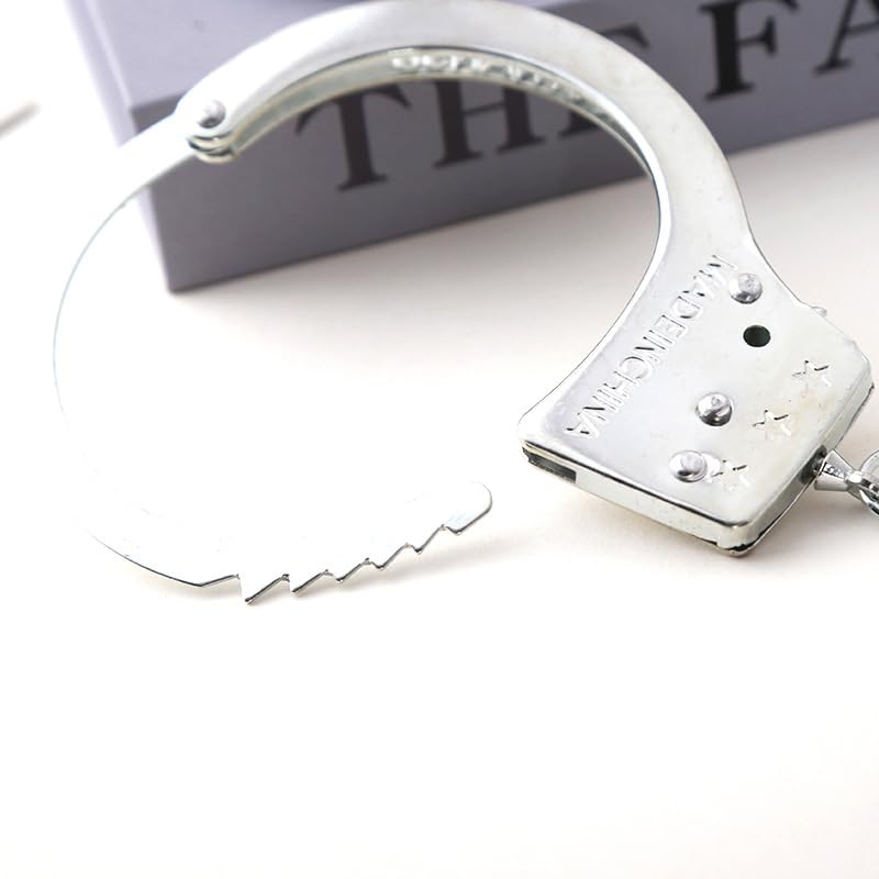 Amazon.co.jp: 手錠 おもちゃ 本物そっくり手錠 警察 コスプレ