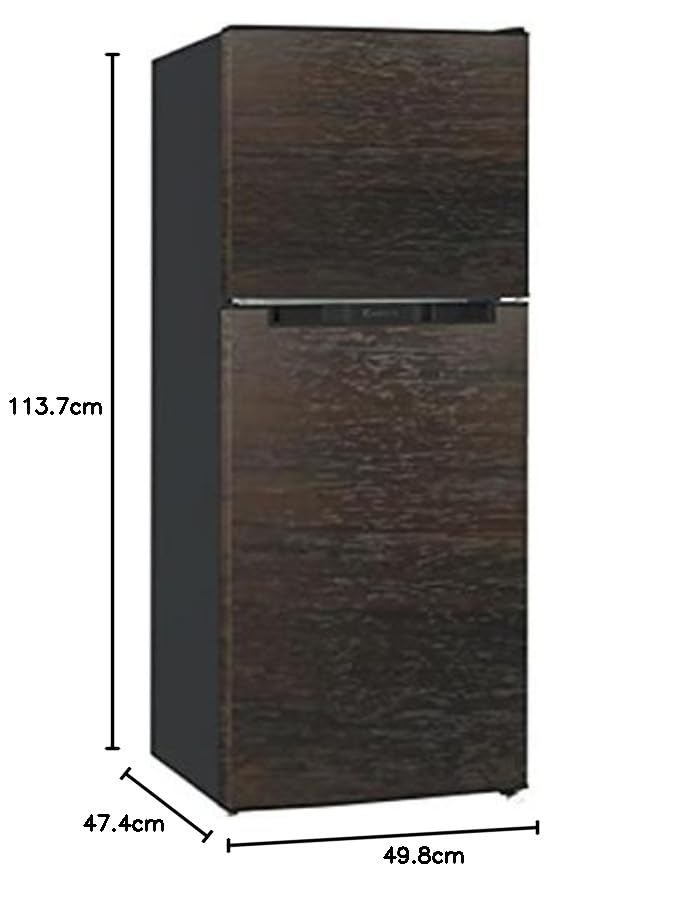 Amazon.co.jp: TOHOTAIYO 2ドア冷蔵庫 118L 左右ドア開き付け替え可能