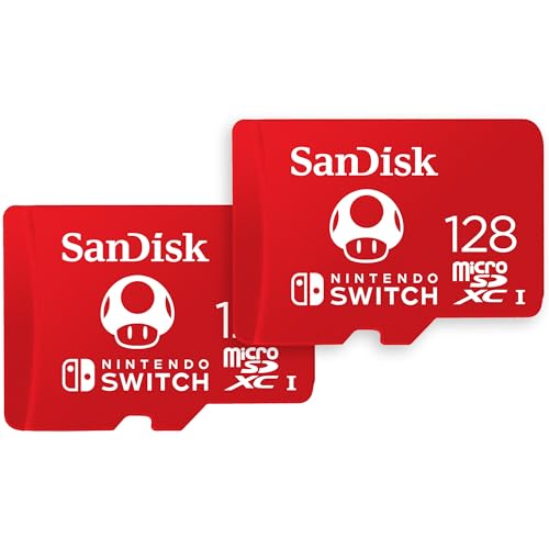 Amazon | SanDisk 128GB 2パック microSDXCカード、Nintendo Switch