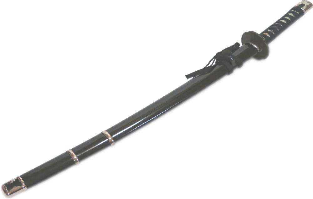 Amazon.co.jp: 侠客刀 No,25 黒鞘 舞踊刀 全長74cm 踊り用