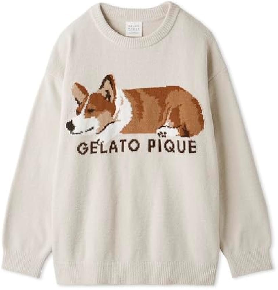 Amazon | [ジェラート ピケ] エアモコSLEEPING DOG JQDプルオーバー