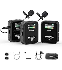 Amazon.co.jp: SYNCO G2(A2)ピンマイクワイヤレス, 2人同時録音 ノイズ