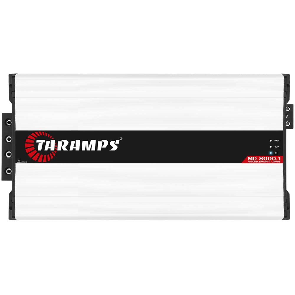 Amazon.com: Taramps MD 8000.1 Amplifier 2 Ohms 8000 Watts RMS 1