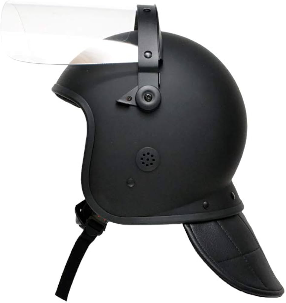 Amazon.co.jp: 暴徒鎮圧部隊タイプ バイザー付 アクリルシールド付き