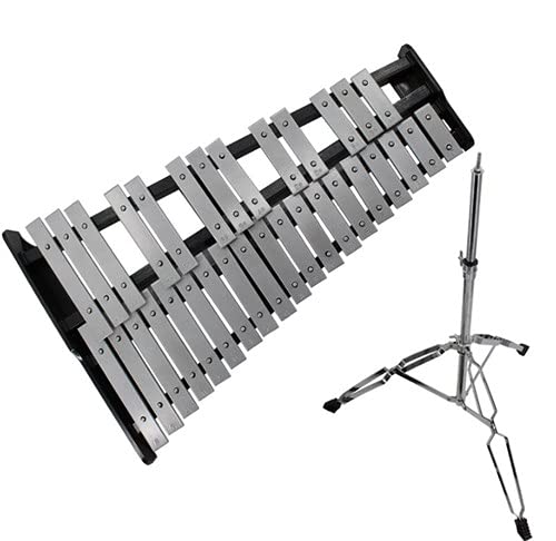 Amazon | 32音 鉄琴 折り畳み グロッケン 卓上鉄琴 ブラケットを含み