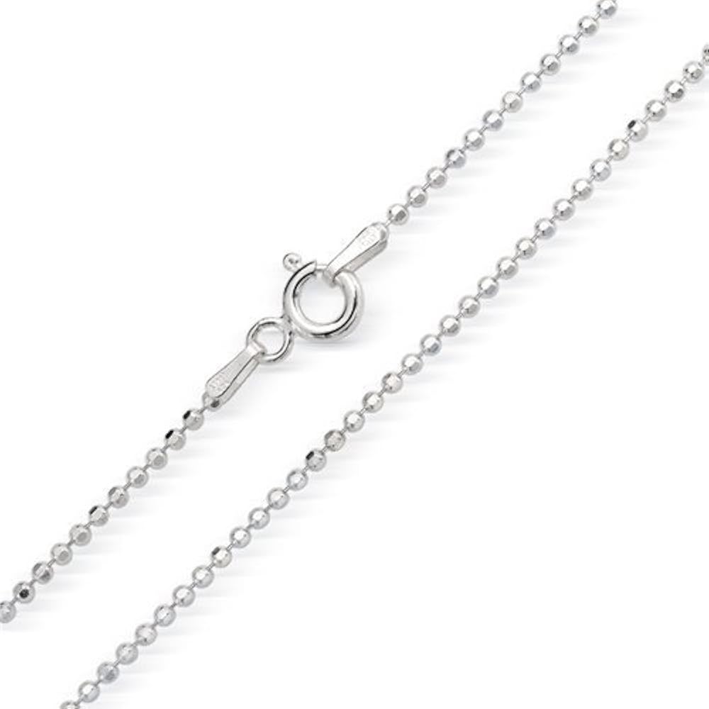 Amazon | [Silver Chains] イタリア製 ダイヤモンドカットボール