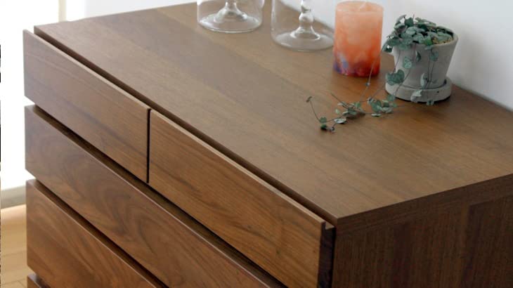 Amazon｜高野木工 LECCE レッチェ 80サイドチェスト ウォルナット