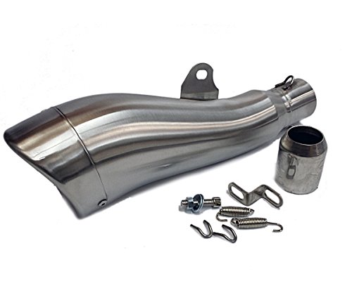 Amazon | 汎用50.8mm 異形デザイン スリップオンマフラー ステンレス