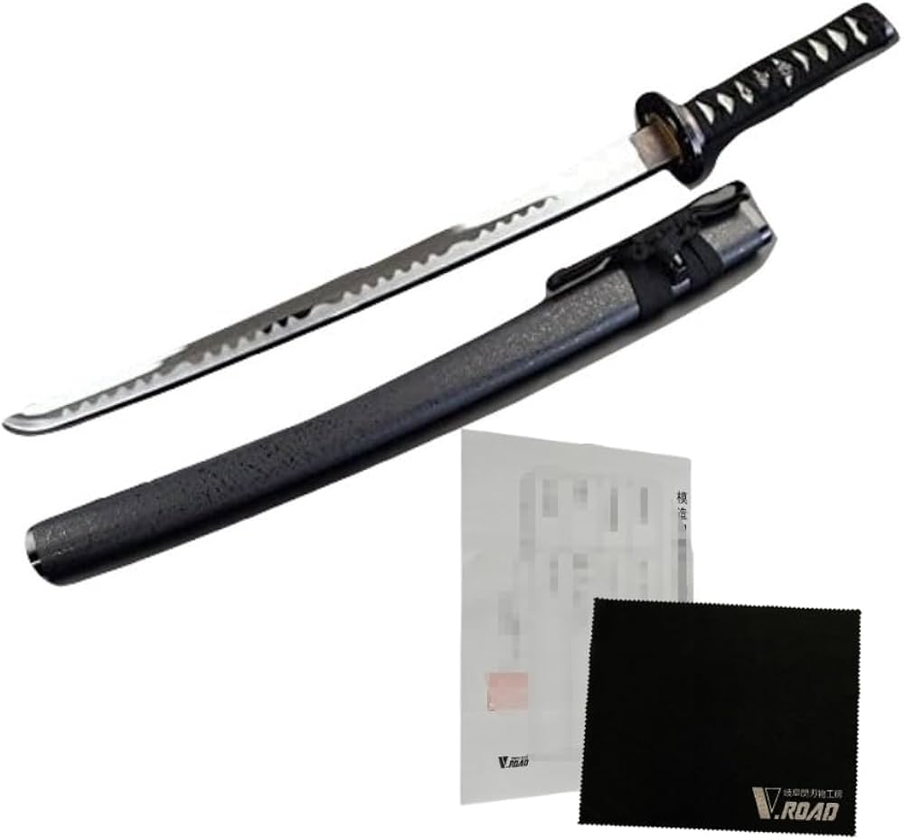 Amazon.co.jp: 模造刀 3点セット 関 黒石目小刀 並刀身 SW-100S V.ROAD