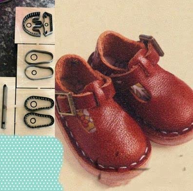 Amazon.co.jp: ミニチュア シューズの抜き型 パンチ型紙レザークラフト