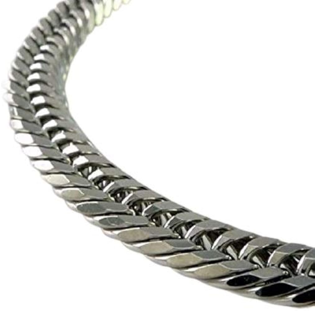 Amazon | [T TRIDEA JEWELRY] SV925 シルバー 12面 トリプル 喜平