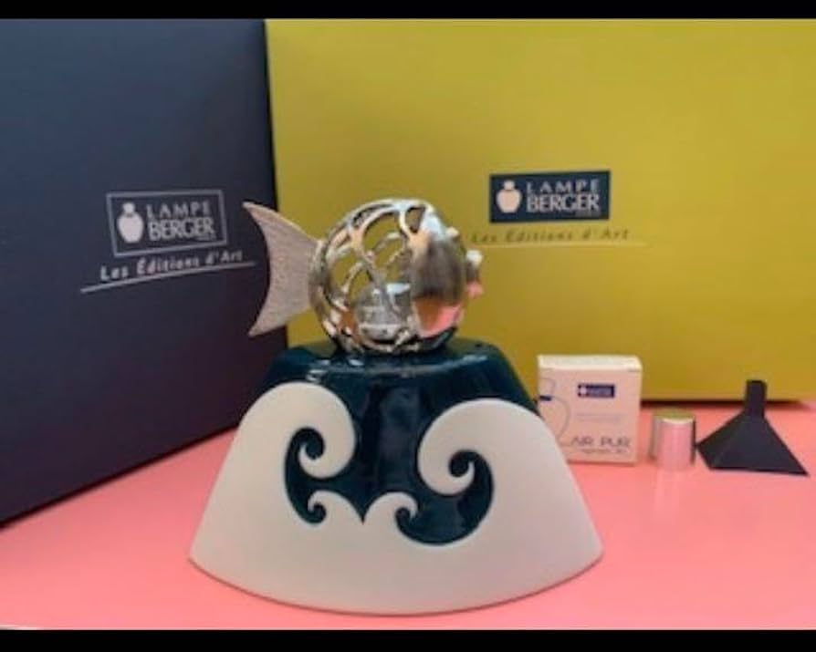 Amazon.co.jp: ランプベルジェ アロマランプ 銀の魚+AIR PUR 3C