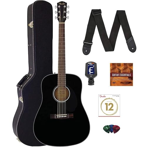 Amazon | Fender CD-60S Solid Top Dreadnought Acoustic Guitar