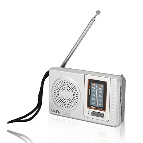 Amazon.co.jp: Acogedor ポケットAMFMラジオ、電池式ポータブル