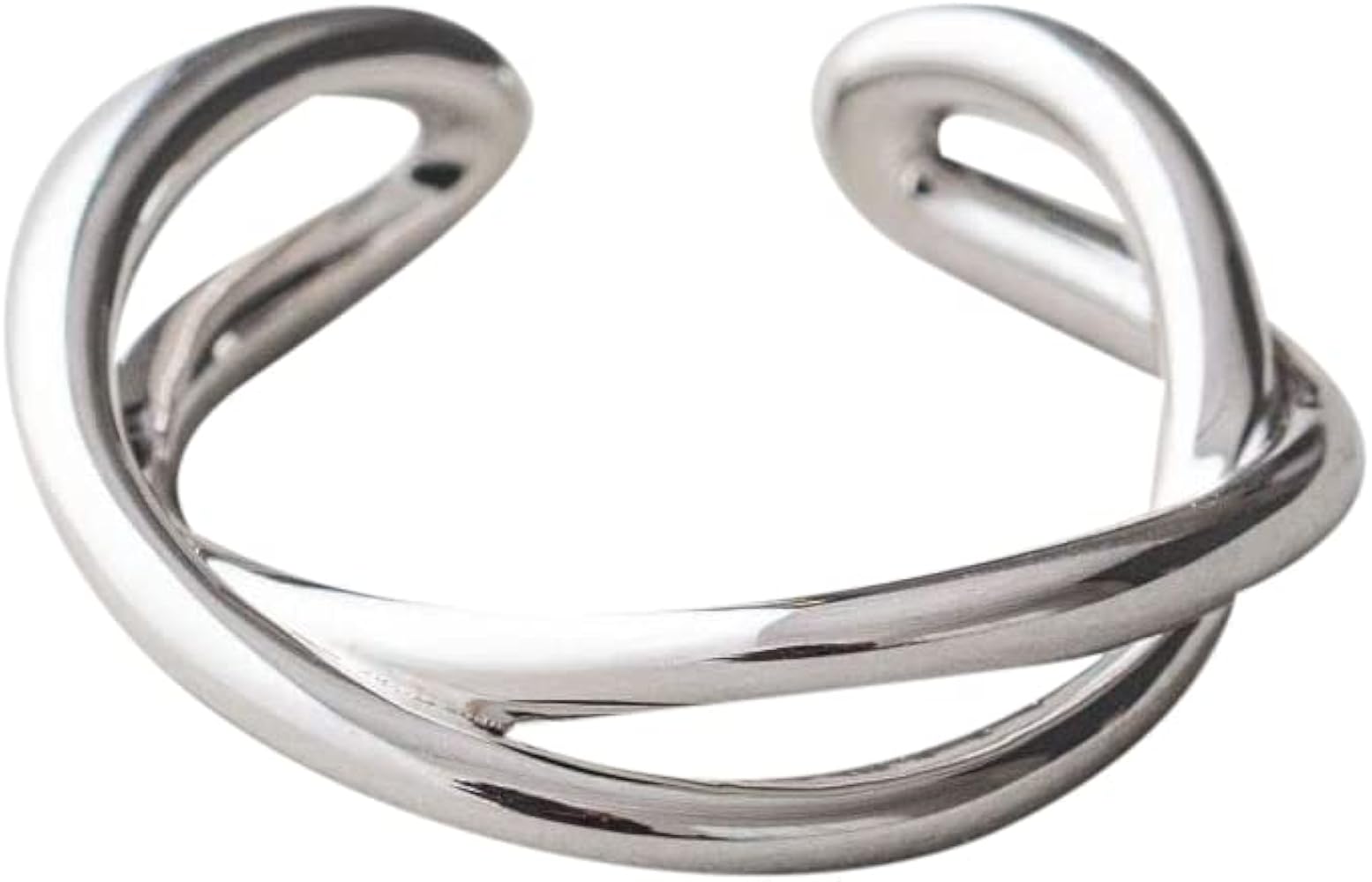 Amazon | (エテ) ete リングカフ クロスライン 810226 13号 シルバー系